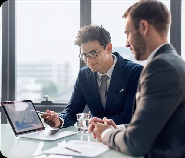 Professional meeting room showing secure business solutions